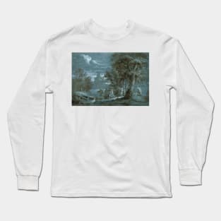 Landscape with a Scene from Fenelon's Telemaque by Jean-Jacques Lagrenee Long Sleeve T-Shirt